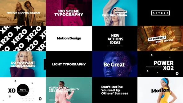 Videohive 100 Typography Package 2 24353617