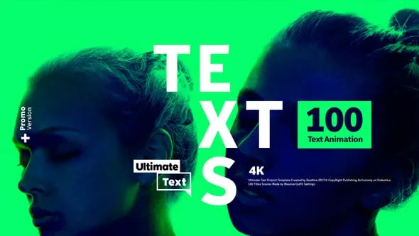 Videohive 100 Typography Package 20871204