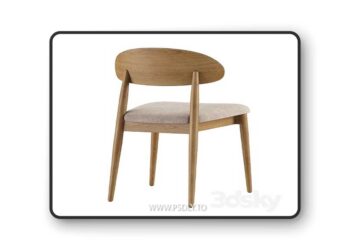 Vignano chair. Deephouse 3d Model