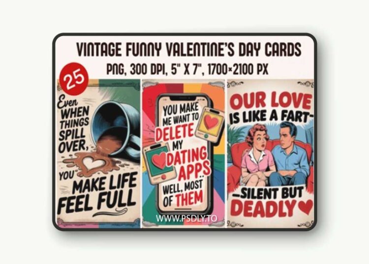 Vintage Funny Valentine’s Day Cards 110499518