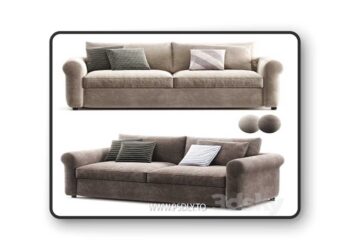 Whidbey Sofa 3D Model