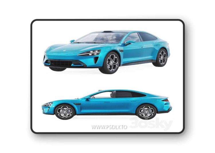 Xiaomi SU7 3D Model
