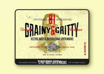 20 Grainy & Gritty Textures - VES01