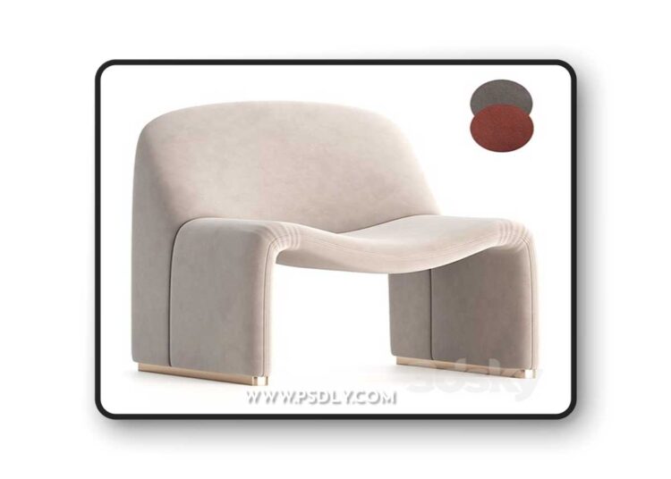 3dsky Pro - Alky Armchair by Giancarlo Piretti for Artifort