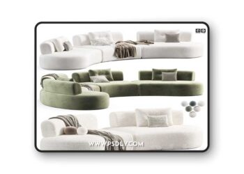 3dsky Pro - Bon Bon Modular Sofa