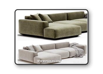 3dsky Pro - Corner Grant Sofa By Lavsit
