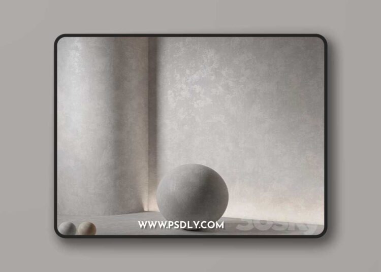 3dsky Pro - Decorative plaster. Seamless decorative plaster material 61