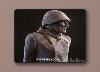 3dsky Pro - Pamyatik soldier 3D Model
