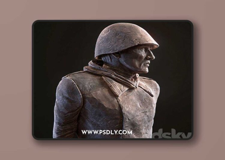 3dsky Pro - Pamyatik soldier 3D Model