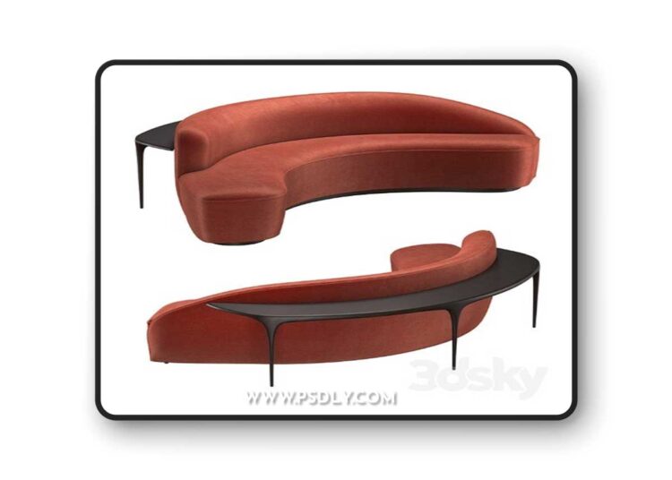 3dsky Pro - Sculpted Sofa Table 9011