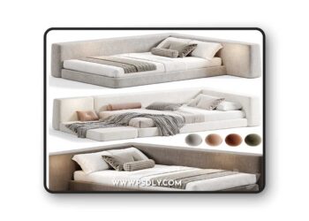 3dsky Pro - Siena Kids Bed By Como 3D Model