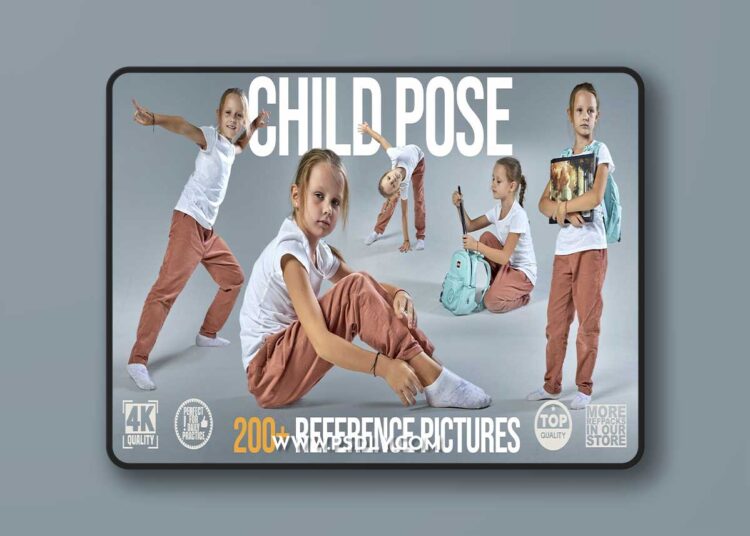 Artstation - 200+Child Pose Reference Pictures