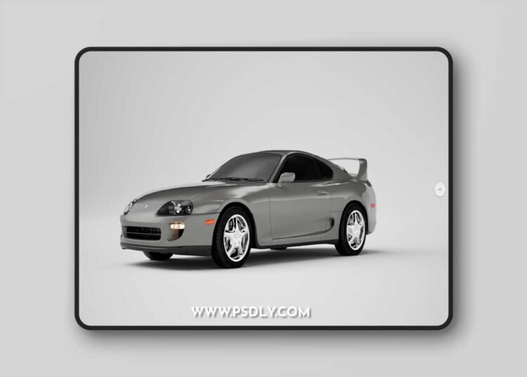 Artstation - TOYOTA SUPRA 1998 3D Model
