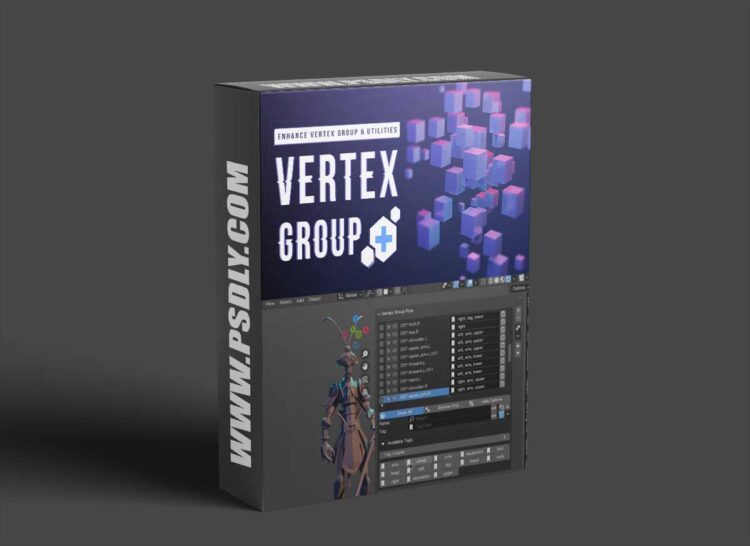 Blender Market - Vertex Group Plus - Enhanced Vertex Group & Utilities