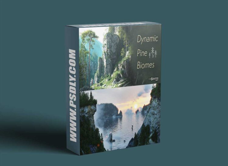 BlenderMarket - Dynamic Pine Biomes