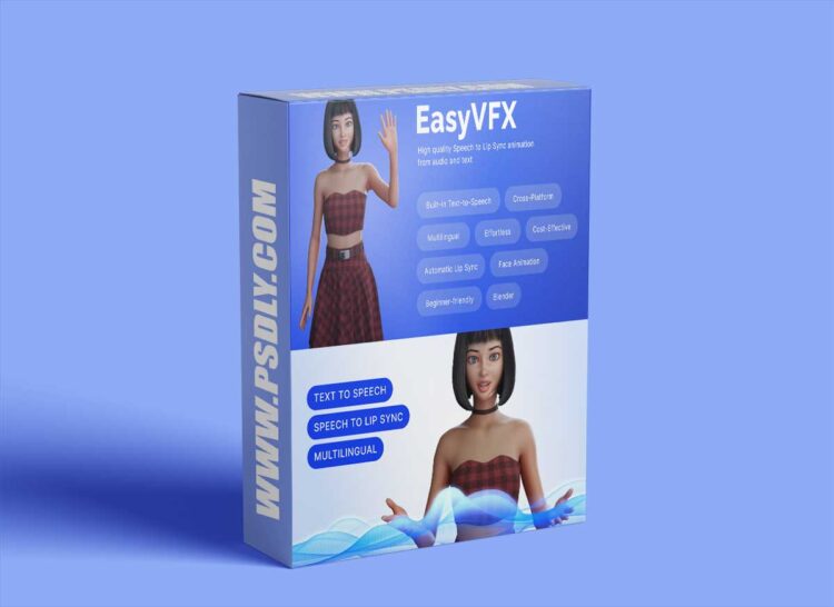 Blendermarket - Easyvfx Lip Sync Plugin For Blender v1.0.0