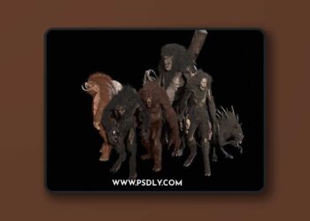 CgTrader - Legendary Mythical monsters pack 3D Model Collection