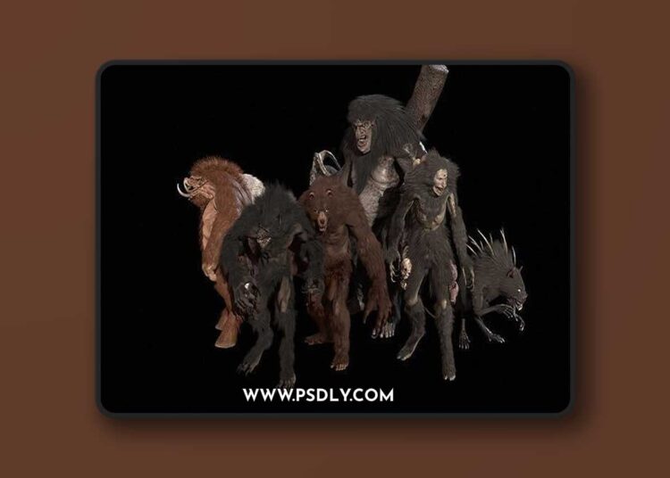 CgTrader - Legendary Mythical monsters pack 3D Model Collection