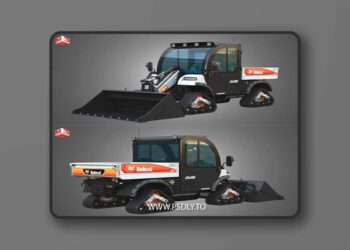 CgTrader - UW56 - Toolcat Quad Tracks - Utility Work Machine
