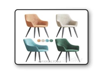 Designstoel4u Ravi dining chair 3D Model