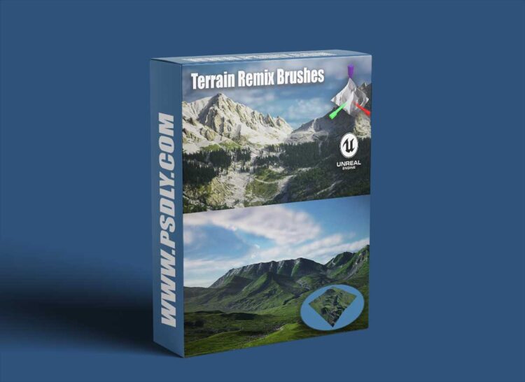 FAB - Terrain Remix Brushes - Landscape Creation Tool for UnrealEngine / Blender v5.2+