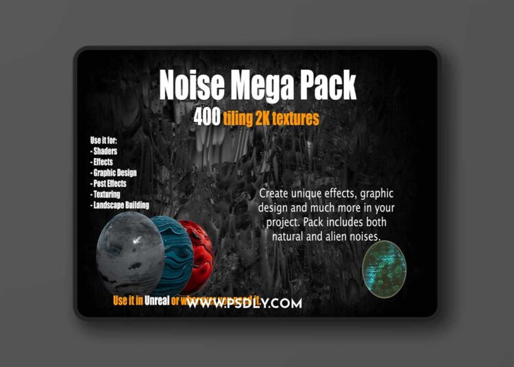 Fab - 400 Noise Texture Mega Pack