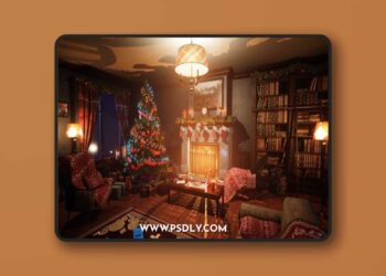 Fab - Christmas room 3D Model