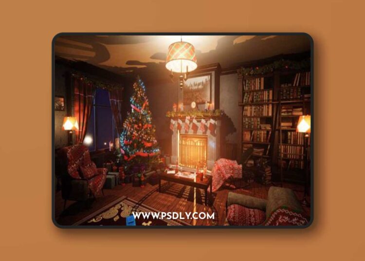 Fab - Christmas room 3D Model