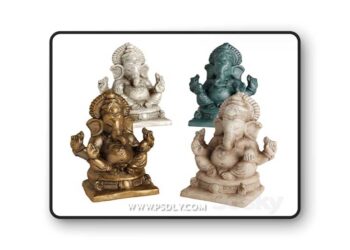 Ganesha sitting sculpture 3D Model
