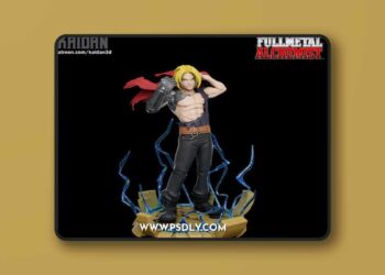 Kaidan Edward Elric – 3D Model