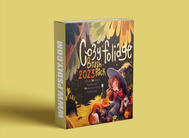 Kate Pellerin Poopikat - Cozy Foliage Brush Pack For Procreate