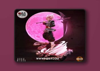 Kiba Studio – Goku Black Super Saiyan Rose – 3D Model