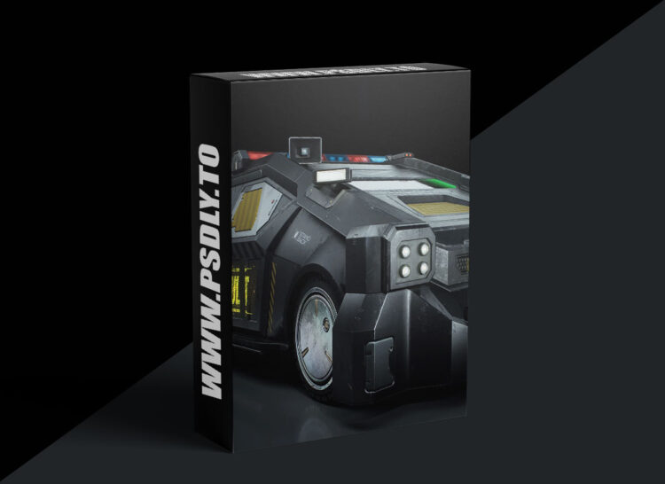 Kitbash3D – Cyberpunk Vehicle