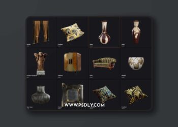 LeartesStudios - Art Deco Living Room
