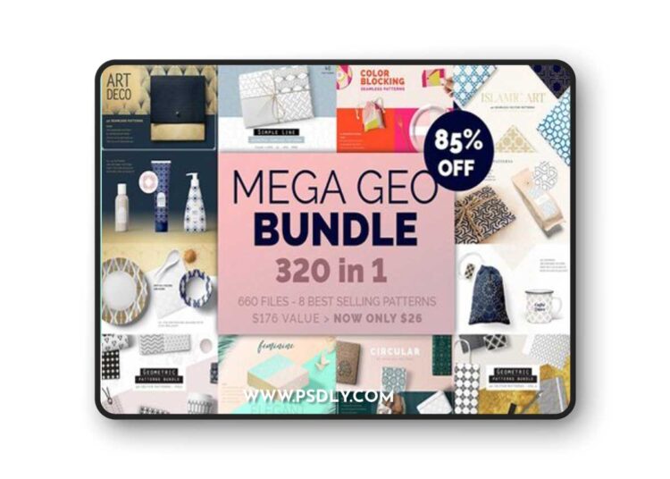 Mega Geometric Patterns Bundle 2050400