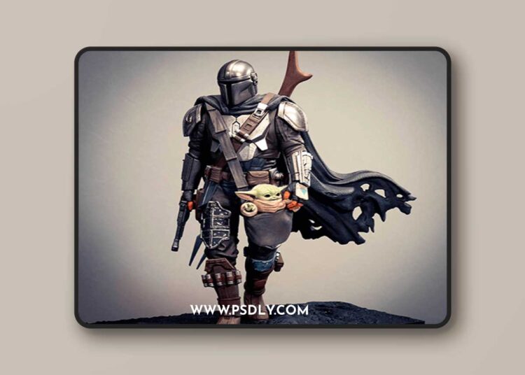 The Mandalorian 3D Printing Figurine Assembly