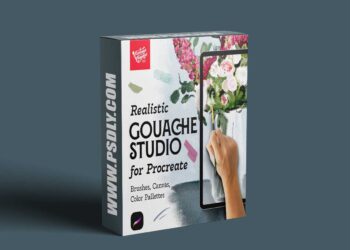 VVDS Realistic Gouache Studio for Procreate