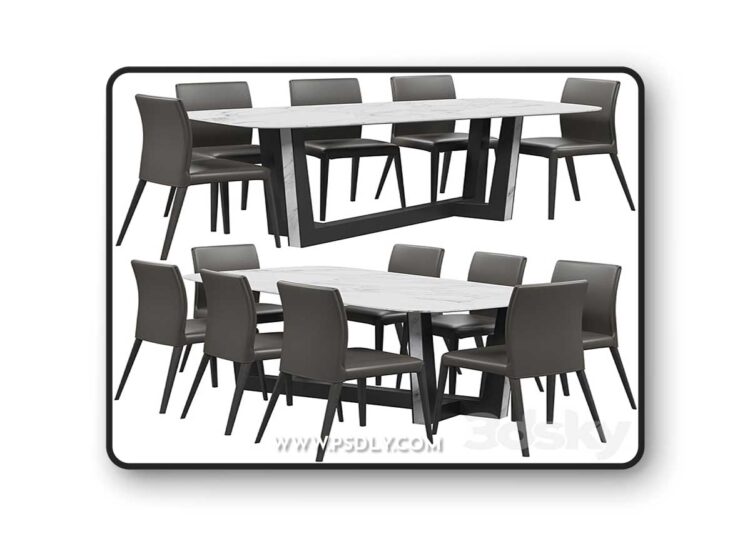 3dsky Pro - Bonaldo Bel Air Chair 3D Model