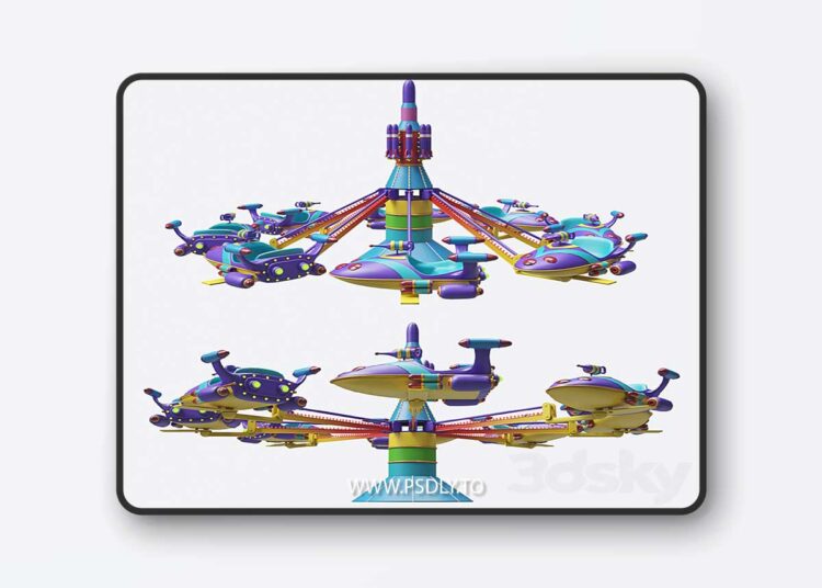3dsky Pro - Carousel 3D Model
