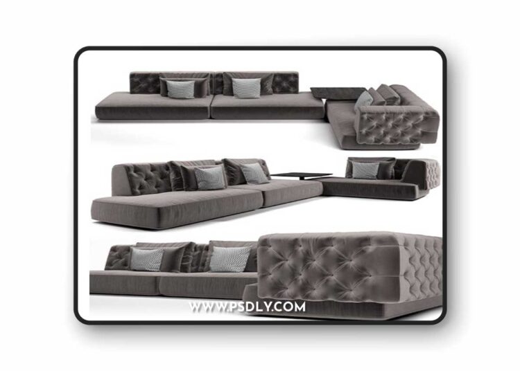 3dsky Pro - Gallotti & Radice Fiona sofa
