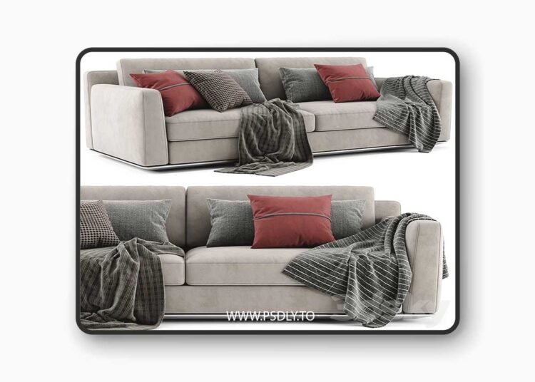 3dsky Pro - Horm Ellington 2 Seats Sofa