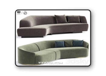 3dsky Pro - Korduda Sofa And Vladimir Kagan Sofa