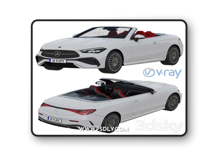3dsky Pro - Mercedes-Benz CLE Cabriolet