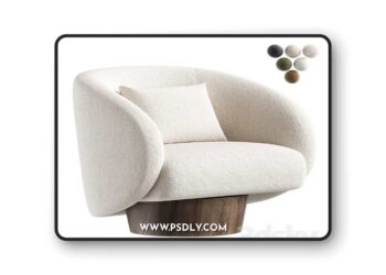 3dsky Pro - Union Home Rotunda Swivel Chair