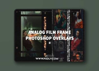 60 ANALOG FILM FRAME OVERLAYS