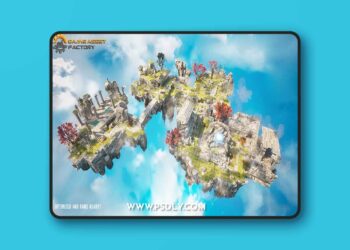 Fab - Isometric World : Sky Temple 3D Model