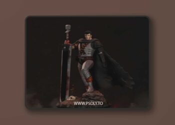 Guts Beserk 3D Model