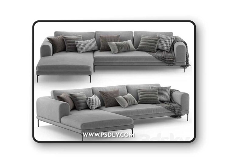 dsky Pro - Corner sofa DE.CI FL.OW