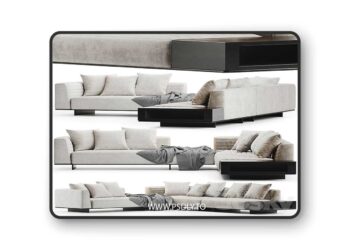 3dsky Pro - Minotti Roger vol2 3D Model