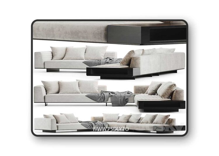 3dsky Pro - Minotti Roger vol2 3D Model